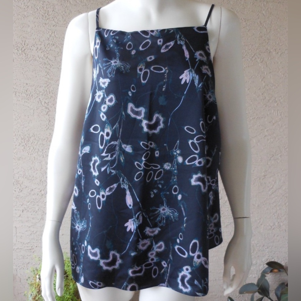 Nordstrom Midnight Blue Patterned Top